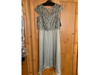 coast jade embroidered bodice dress